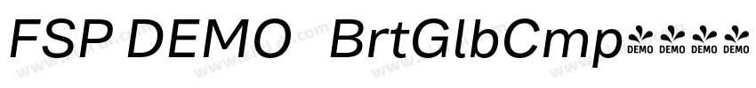 FSP DEMO   BrtGlbCmp字体转换